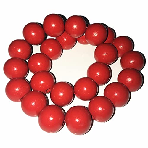 Cosplay Costume Accessories Red Large Bead Necklace