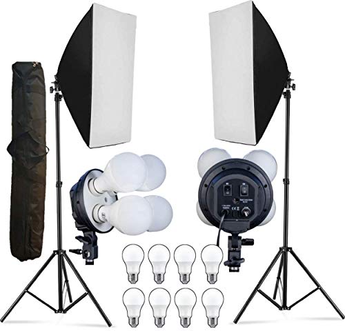VIBLITZ® Softbox Led E2000 Mark II Softbox Light Kit Double, E2000 Mark II Softbox Light Kit Double VIBLITZ® Softbox Led E2000 Mark II Softbox Light Kit Double, E2000 Mark II Softbox Light Kit Double