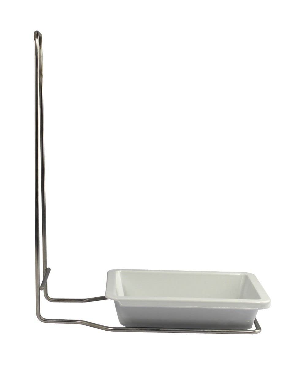 Medi-Inn Wandspender Aluminium Langer Armhebel für 500 ml Euroflaschen + Medi-Inn Tropfschale mit Edelstahlgehäuse + Bode | Hartmann Sterillium 500 ml