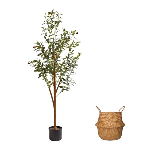 CyanZen 4FT Artificial Olive Tree