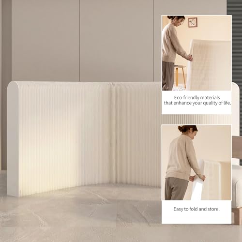Séparateur de pièce en papier pliable pour isoler un espace intimité rapidement - 4