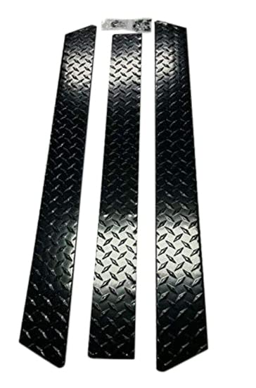 YAMAHA GOLF CART BLACK DIAMOND PLATE ROCKERS G14 G16 G22 Rocker panels and kick