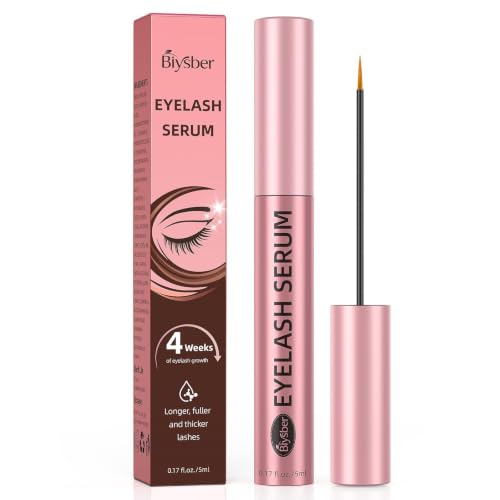Advanced Lash Serum for Eyelash Growth, Vegan Multi-Peptide Eyelash & Brow Enhancer, Nourishes Sparse Lashes for Fuller, Thicker Look