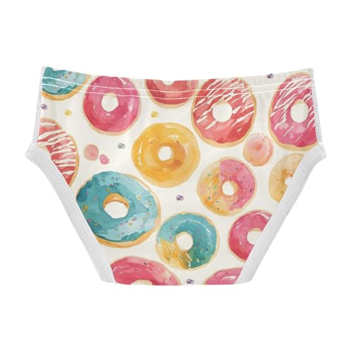KLL Donuts Background Toddler Boys Cotton Briefs Cute Undies2