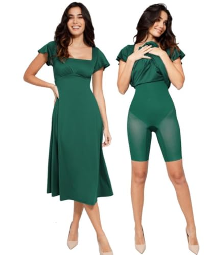 Popilush Womens Summer Emerald Green Dresses 2024 Cute Square Neck Short Sleeve Midi Dress Flowy Beach Dress Sundress XXL Popilush Womens Summer Emerald Green Dresses 2024 Cute Square Neck Short Sleeve Midi Dress Flowy Beach Dress Sundress XXL