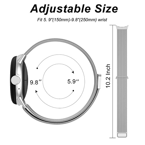 Amzpas Metal Band Compatible With Google Pixel Watch Bands For Women Men thumb #3
