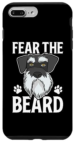 Fear Beard Schnauzer Funny Dog Lover �����Y ���f�B�[�X �� �X�}�z�P�[�X iPhone 7 Plus/8 Plus �p