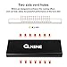QNINE NVME Enclosure [Upgraded Version], Included 2 USB Cables, Fit for Samsung 960 970 EVO PRO WD Black NVME SSD