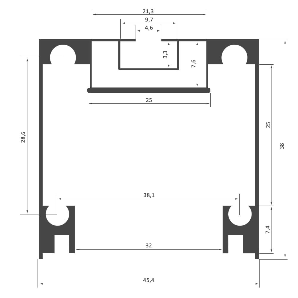 FactorLED Lámpara Techo Lineal POTSDAM 2M, 72W, 7200Lm, Colgante o en Superficie, Altura Regulable, Dimmable TRIAC, 45x40x2000mm, luz para Hogar Cocina Salón Comedor y Oficina (NEGRA, Luz Fría)