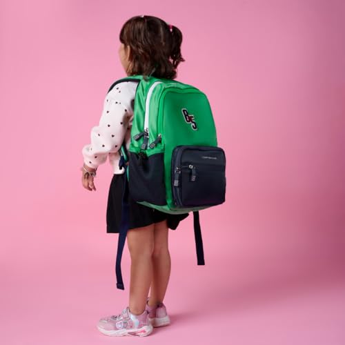 Image of Tommy Hilfiger High School Backpack Blade | Rugged Water-Resistant Daily Tech Bag for Students with 2 Compartments | Internal Zip Organizer & Signature RWB Details | 36L High-Capacity