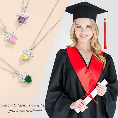 Graduation Gifts for Her 2025 Birthstone Necklace for Women Birthday Gifts for Teen Girls 5th 8th Grade High School College Graduation Gift for Her 2025 Graduation Necklace Girlfriend Daughter Jewelry4