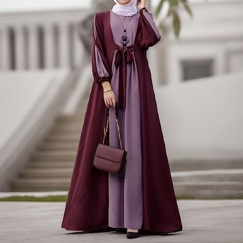 Robe musulmane ample avec hijab pour prier confortablement - 2