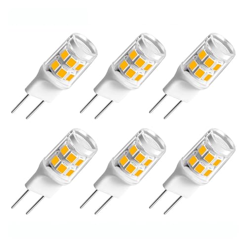 eufeifeiegds G8 LEDd 6Zbg GY8.6 oCsx[X 2W 120V 20W pd JE^[Lb`Ɩp(Natural White 4000K)