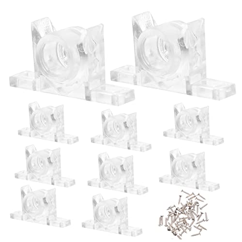 SHINEOFI 10ensembles Clips De Fixation Pour Façades De Meubles Clips Pour Installation De Tiroir Accessoires De Remplacement Pour Portes De Cuisine Et Placard...