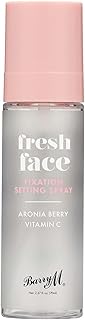 Fresh Face Fixation Makeup Setting Spray, Long-lasting, Infused With Aronia Berry and Vitamin C Clear