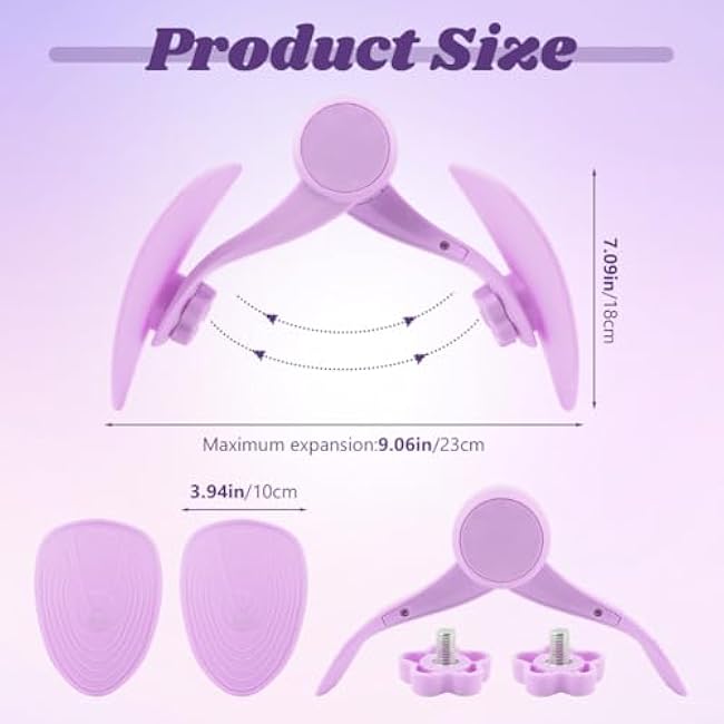 Thigh Master Thigh Exerciser for Women, Enhanced Resistance Hip and Pelvis Trainer, Under Desk Exerciser and Kegel Exercise Products for Women Home Gym
