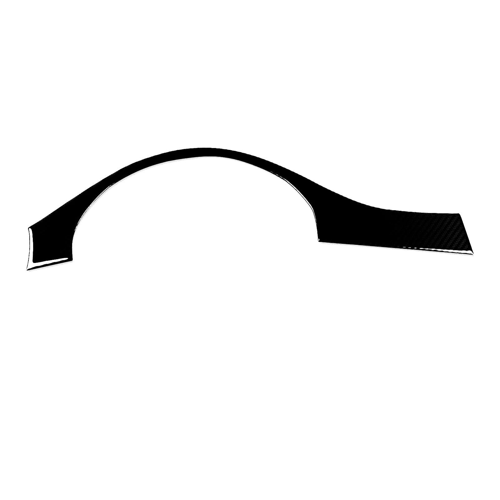 Auto Parts for 3 Series E90 2005-2012 Modified Carbon Fiber Instrument Bezel Piano Black Decorative Sticker CRRYUQWWM(Piano Black-RHD)