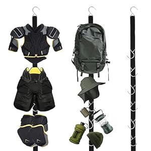 Hockey Equipment Drying Rack Hockey Gear Organizer Hanger Dryer for Hockey Stuff Storage Rack Strap for Hockey Accessories Hockey Gifts for Boys Men Gift for Ice Field Hockey Lacrosse Football Players