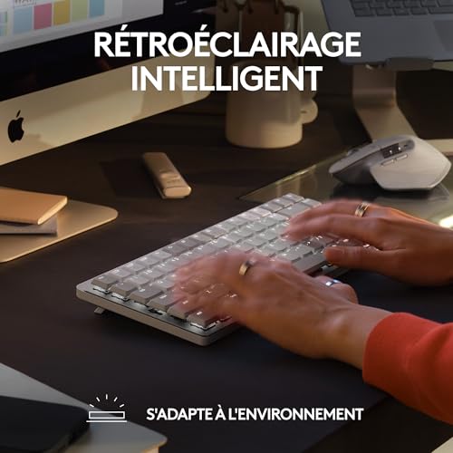 Logitech MX Mechanical Mini for Mac Pâle - vue 10