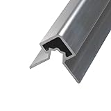 Composition: Aluminim Brut Profil d\'angle alu extérieur pour bardage Aluminium brut, ep.4cm, l.4.3 cm, L.270 cm