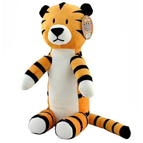 Attatoy Regit the Plush Tiger Toy, 17-Inch Tall Striped Sitting Tiger Stuffed Animal by Attatoy - Used condition - US$34.09