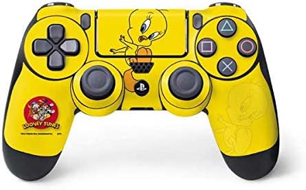 Vista 22 de Skinit Calcomanía para juegos compatible con el controlador de PS4, con licencia oficial de Looney Tunes Tweety Bird con diseño de actitud