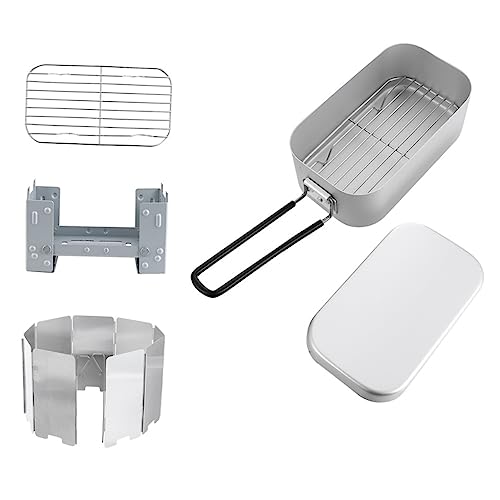 BESPORTBLE Contenitore Per Pranzo in Acciaio Bento Box Box Per Pranzo Da Ufficio Contenitore Per Da Campeggio All Aperto