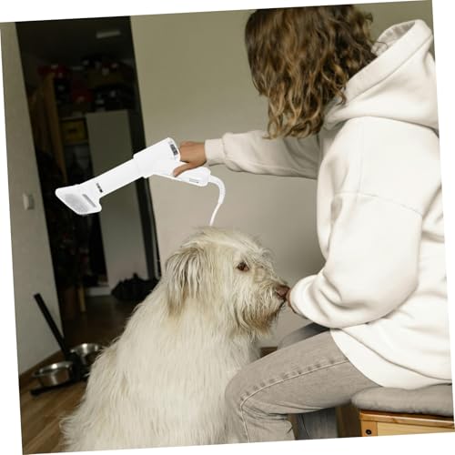 Sèche-cheveux pour chiens et chats Mobestech en plastique blanc