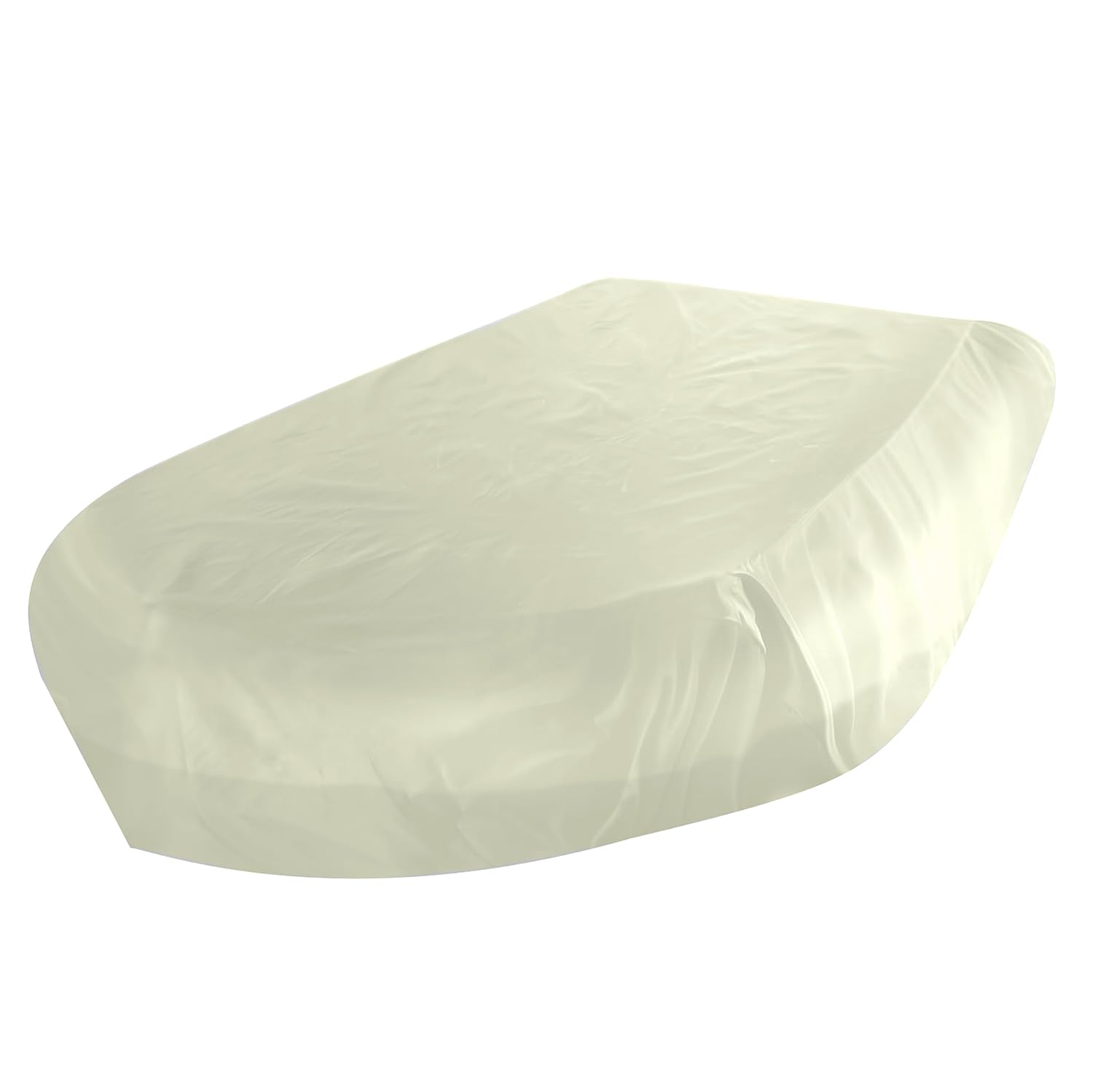 Inflatable Boats Cover, Full Wrap 420D Oxford Tarpaulin Waterproof UV Resistant Weatherproof Dust Sunblock Shield Protective Bandages Runabout Fishing Boat Kayak Canoe Dinghy (Beige, 380 * 94 * 46cm)