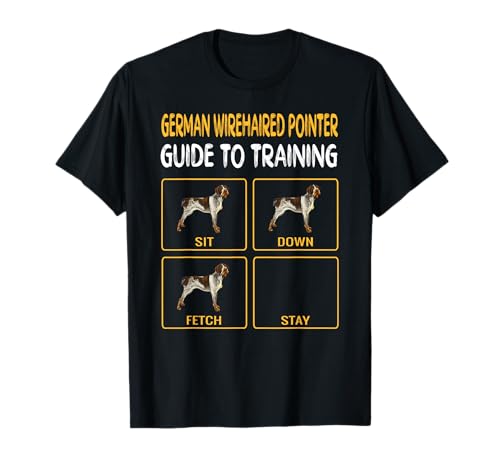 German Wirehaired Pointer Guide To Training Dog Obedience T-Shirt