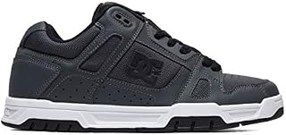DC Men's Stag XE Skate Shoe, Dark Grey, 10.5 M US