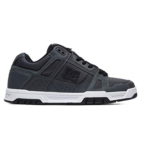 DC Men's Stag XE Skate Shoe, Dark Grey, 10.5 M US