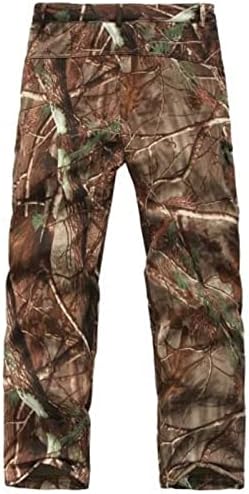 Hiking Jackets Outdoor Softshell Windbreaker Waterproof Camouflage Flight Military Tactical Hooded Fleece Rain Jacket + Pants(Acu cmao,Color 2)