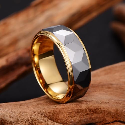 8mm wide stylish and elegant tungsten ring, wedding ring for men and women, wedding jewelry gift2