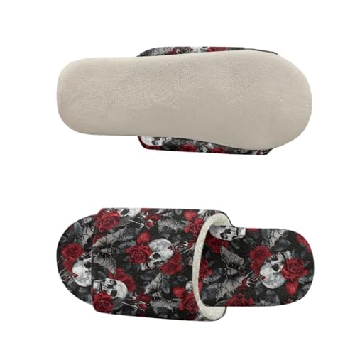 Warm Slippers for Winter Flannel Slippers Cosy Fuzzy Home Shoes for Women Men House Slipper Shoes4