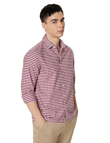 Image of Symbol Premium Men's Checkered Casual Shirt - Regular Fit | Full Sleeve | Pure Cotton (Available in Plus Sizes)