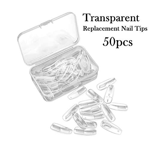 Practice Hand For Acrylic Nails, Upgrade Silicone Nail Hand Practice Nails Never Fall Off, Moveable Flexible False Fake Hands Manicure Practice Hands With Clear Nail Tips, Coffee Color #TOP4