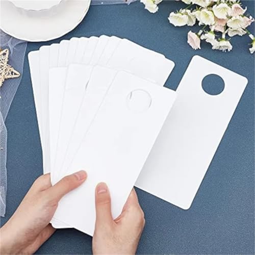 Perchas de perilla de puerta de PVC (30 uds) en blanco 3
