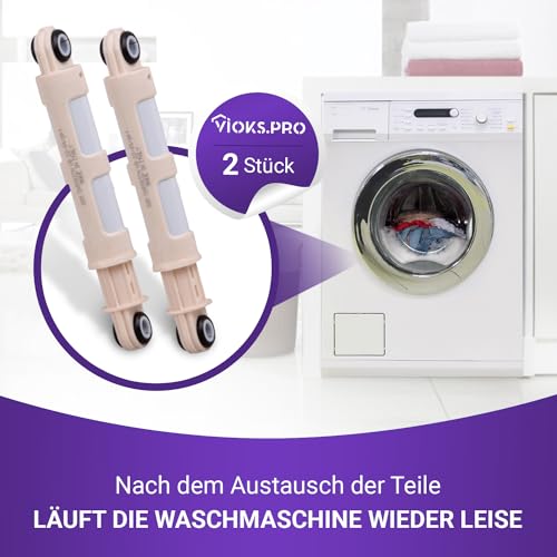 Vioks.pro 2x Waschmaschine Stoßdämpfer Ersatz für AEG 132255301/5 Privileg Stoßdämpfer Waschmaschine 80N - Zanker Waschmaschine/AEG Waschmaschine Ersatzteile Set