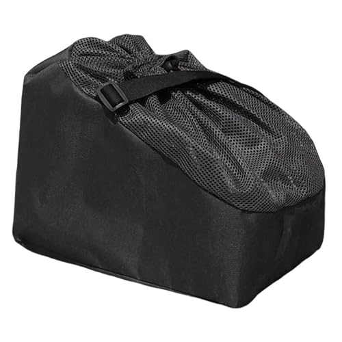 QSTDGVPW Roller Skate Resistant Breathable Multipurpose Bag with Shoulder Strap, Black