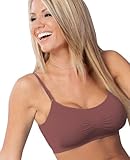 Coobie Seamless Scoopneck Bra,Mocha,One Size
