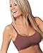Coobie Scoop Neck Bralette, One Size, Mocha