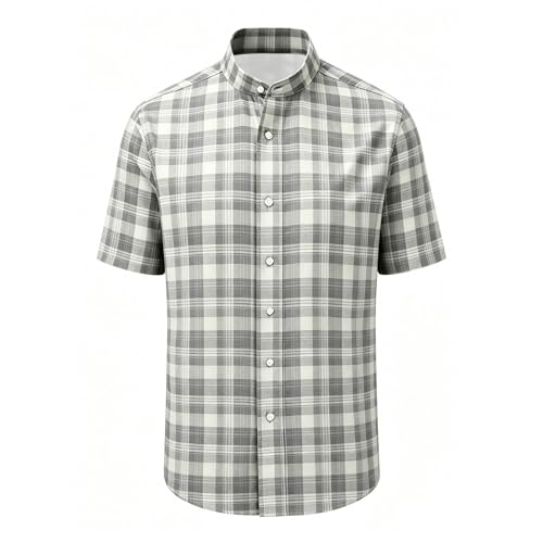 Chemise avec coton de qualité supérieure coupe Henley fluide