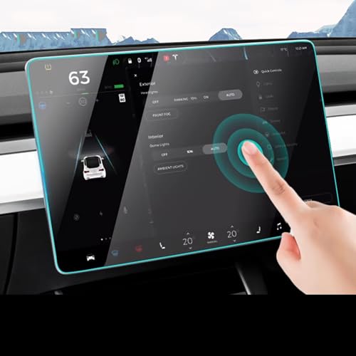 Film Écran Tactile Tesla Haute Finition Protecteur Transparent Navigation