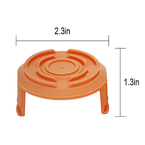 WA6531 Spool Cap Cover for Worx WG150 WG151 WG155 WG160 WG165 WG166 Cordless String Trimmer Edger Weed Eater Wacker WA6531(4 Pack) - Thumbnail 6