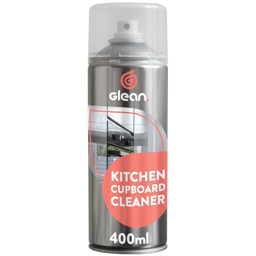 GLEAN Limpiador de armarios de cocina | ANTIESTÁTICO | Solución limpiadora espumosa | Apto para todos los muebles lacados, laminados, brillantes o mates 400ml (Paquete de 1)