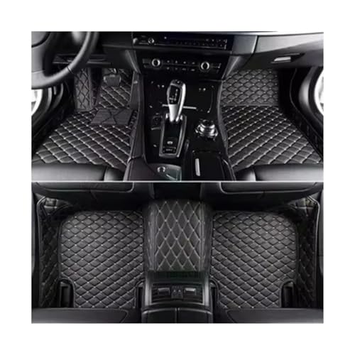 カスタム3Dフルカバーカーフロアマット Audi A6 C8 2019-2023年式 内装詳細 アクセサリー対応(Black beige,LHD)