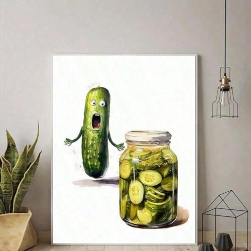 Impression sur toile HD moderne ADOHOME motif concombre bizarre art mural net
