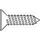 Schrauben Senkkopf-Blechschrauben 2.9 mm 16 mm Kreuzschlitz Philips DIN 7982 Stahl verzinkt 100 Stück. TOOLCRAFT HC2 9 * 16 D798