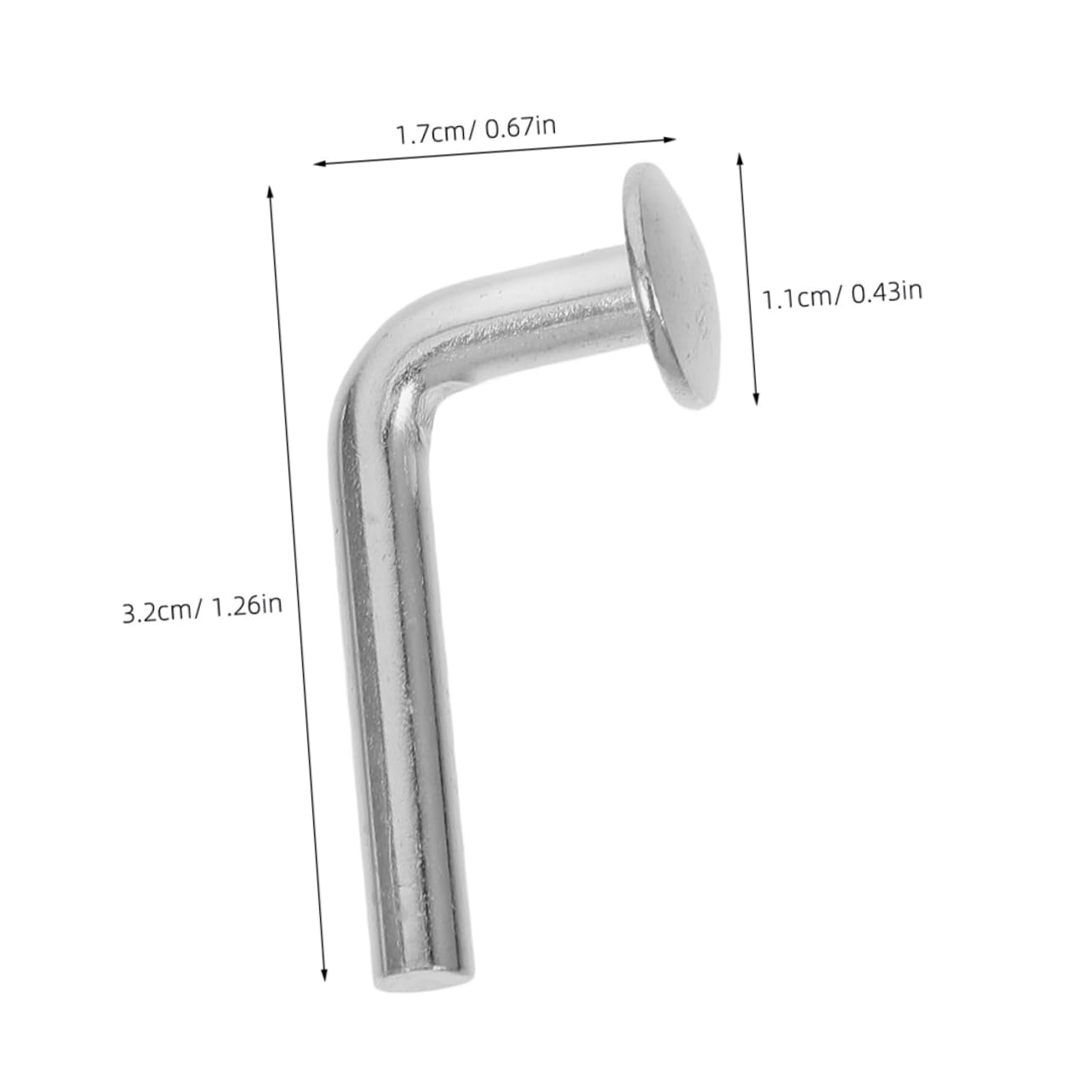 SOLUSTRE Iron Pallet Rack Safety Bolt 50pcs Drop Pin Allen Wrench Compatible Industrial Grade